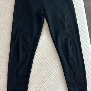 Black Fleece Lined Leggings